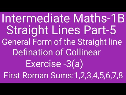 Straight Lines Maths-1B / Class11 ॥Part-5 - YouTube