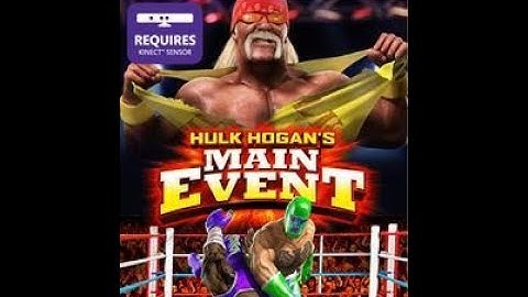hulk hogan Main event Extra (Xbox Kinect)