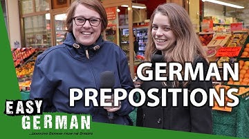 German Prepositions with Dative and Accusative (Wo ist Justyna?) | Super Easy German (120)