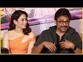 Actress Tamannaah Fun With Venkatesh At F3 Trailer Launch | TFPC