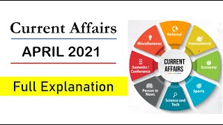 April 2021 Full Current Affairs|WBCS|Sagnik Sir|Knowledge Academy