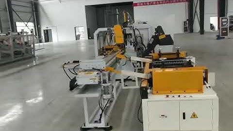FULL automatic CNC circular saw pipe cutting with autoamtic materail loading