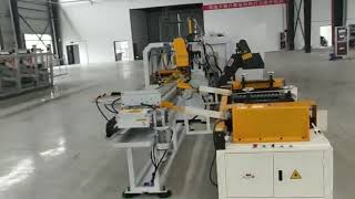 FULL automatic CNC circular saw pipe cutting with autoamtic materail loading