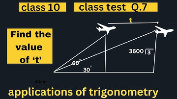 Class 10 Maths || SOME APPLICATIONS OF TRIGONOMETRY ||  Class test 💪Q. 7|| previous questions