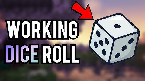 How to Make a Working Dice Roll System in Minecraft (Command Block Tutorial) 2024