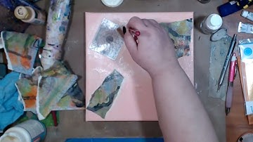 #mixedmediaarttutorials #tutorials #kellydonovan #knittingandthings #plaidcrafts