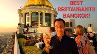 Where to Eat in Bangkok! Best Restaurants & Rooftop Bars! Food Tour in Bangkok, Thailand!