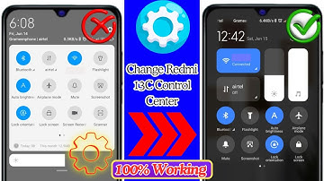 Redmi 13C Control Center Settings | change control center on redmi 13C | Enable Hyper OS Control