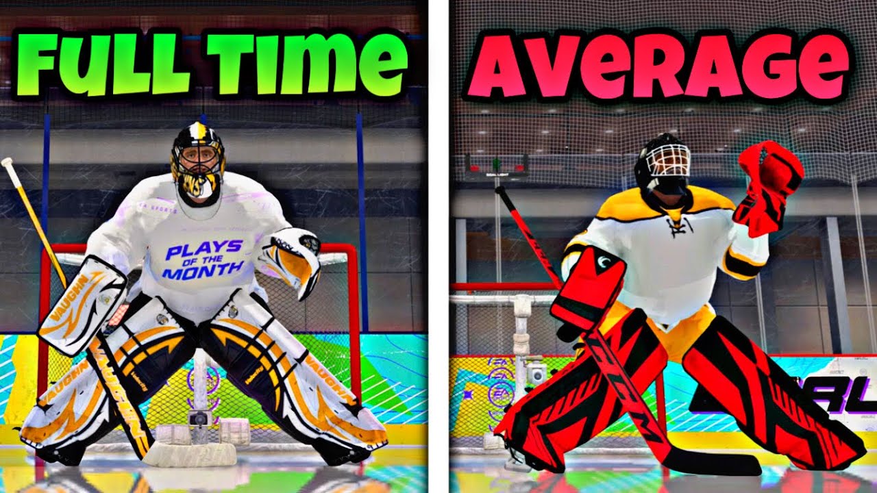 Comparing A Full Time Goalie To An Average Goalie... (NHL 22) YouTube Comparing A Full Time Goalie To An Average Goalie... (NHL 22) YouTube