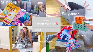 MODE TEMPS POUR SOI📱🌷 Rangement, New Skincare, Switch Unboxing, Organisation ( spring routine )