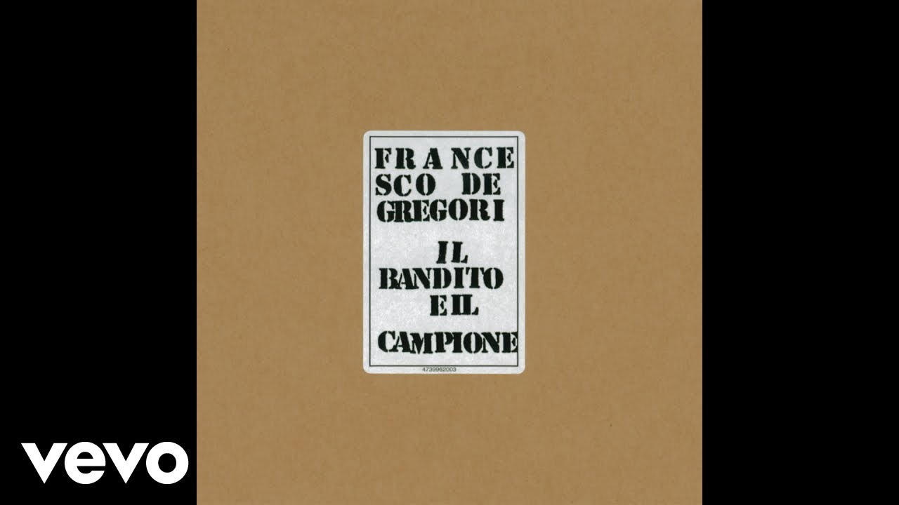 Francesco De Gregori Il bandito e il campione (Live Niente Da Capire Official Audio) YouTube Francesco De Gregori Il bandito e il campione (Live Niente Da Capire Official Audio) YouTube