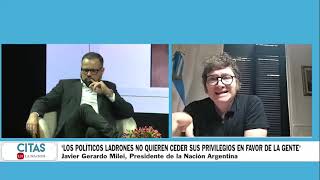 Entrevista a Javier Milei, presidente de Argentina (Parte 1)