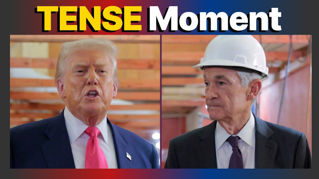 Trump HUMILIATES Jerome Powell in TENSE moment... Columbia University surrenders