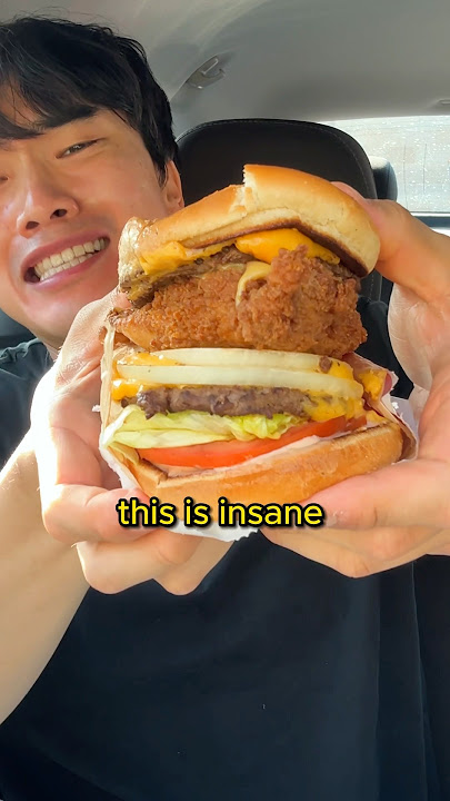 Best Chick-fil-a and IN-N-OUT hack..?🤤🤤#food #americanfood #fastfood #chickfila #fastfoodhack