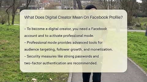 What Does Digital Creator Mean On Facebook Profile? - Everyday-Networking