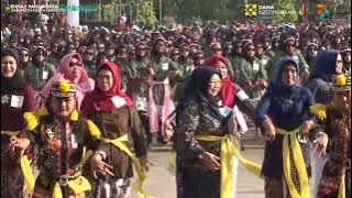 FULL! ANGGUK MASSAL PEMECAHAN REKOR MURI PENARI ANGGUK TERBANYAK