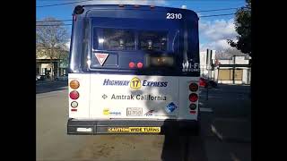 Santa Cruz Bus Takeoffs 3/16/18 (LOUD, THROATY)
