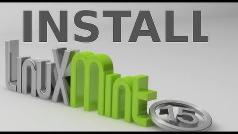 Install Linux Mint 15 Olivia From Live USB Flash Drive