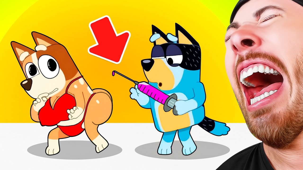 BLUEY DO NOT LAUGH CHALLENGE (FUNNY ANIMATIONS)