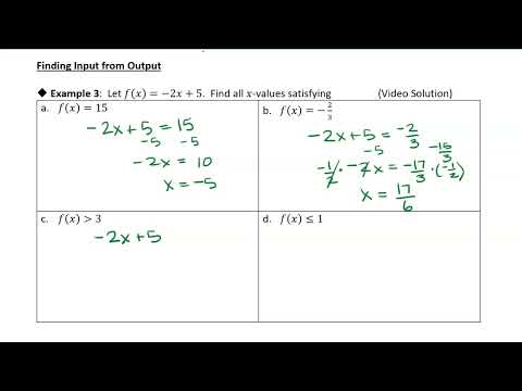 1.6-7 Input and Output; Domain and Range: Example 3 - YouTube