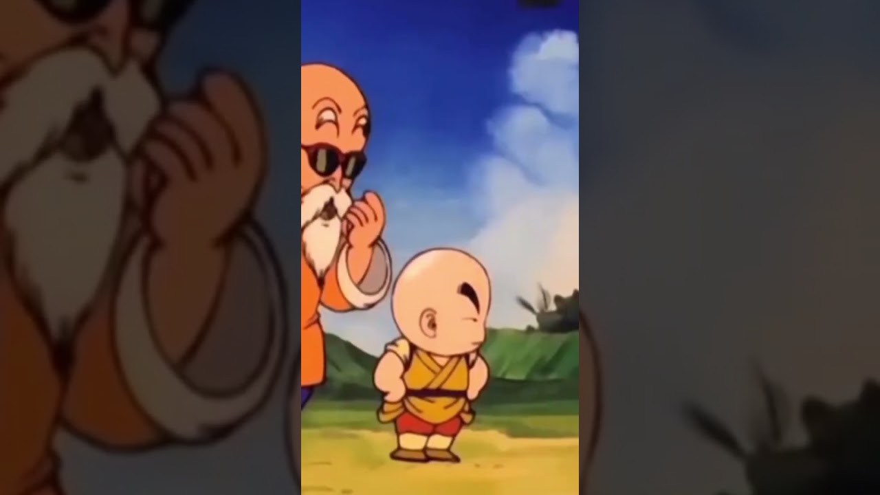 Goku vs Krillin speed race 