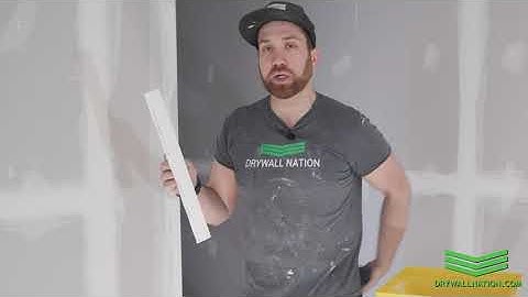 Installing Trim-Tex Fast Edge corner bead on drywall/sheetrock.