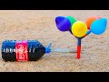 Coca Cola and Mentos vs Balloons