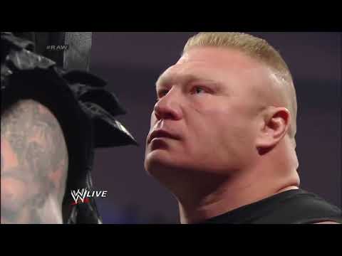 Retour de l'UnderTaker contre Brock Lesnar ( WWE VF )