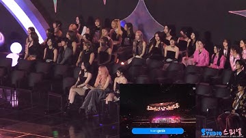 aespa and more artists reaction to ateez work + ice on my teeth performance kgma 241117