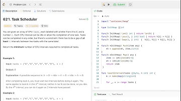 LeetCode: 621. Task Scheduler (Golang & Java)