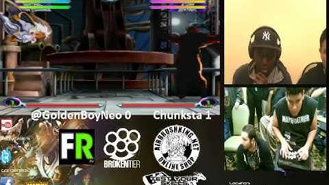 Chunksta vs @Goldenboyneo -Final Round 16 Marvel vs Capcom 2 [Playstation]