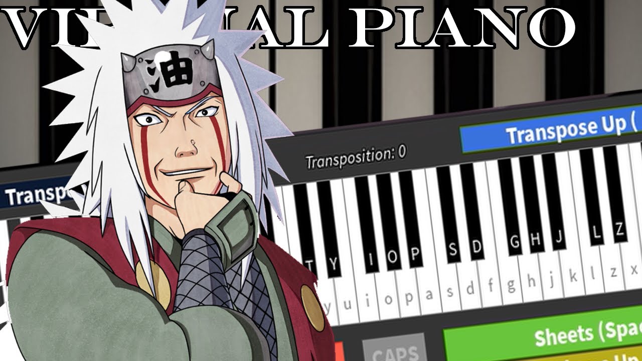 Roblox Virtual Piano Naruto Samidare Youtube - naruto piano sheet music roblox