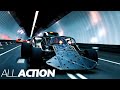 Flip car tunnel chase  fast  furious 6  all action