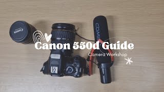How to use the canon 550d