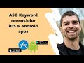 Comment rechercher des motscls aso pour les applications ios et android optimisation de lapp store