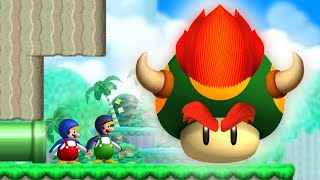 New Super Mario Bros. Wii DuckTales Edition - World 4 - Full Walkthrough - 2 Player Co-Op Part 1