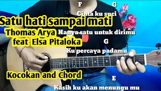 Miniatura del video "Chord Mudah  (Satu Hati Sampai Mati - Thomas Arya feat Elsa Pitaloka) By Darmawan ( Tutorial)"