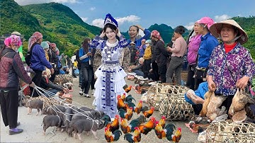 Chợ Phiên Vùng Cao Ngày Tết Đông Vui Nhộn Nhịp Đồ Rừng Chất Như Núi | Tôi Người Vùng Cao