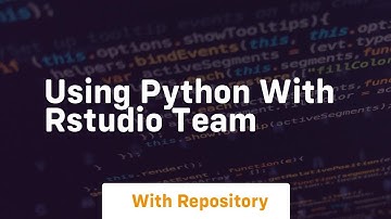 Using python with rstudio team