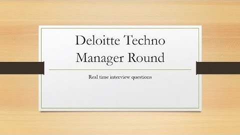 Deloitte Technical Round Questions for Experienced | Java, spring boot, SQL and Microservices |