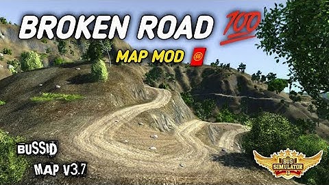 💯 NEW BROKEN ROAD MAP MOD For Bus simulator Indonesia ✅// Bussid MapMod V3.7 #broken#bussidmapmod ✅
