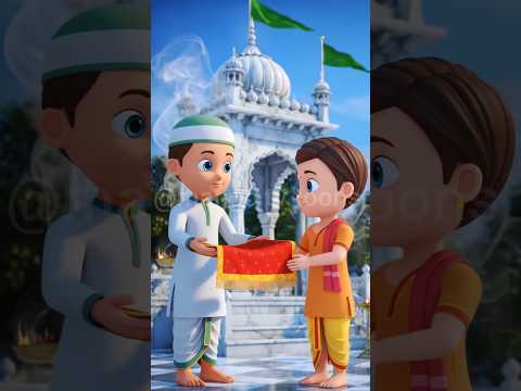 Hindi mushlim friendship #cartoon #ai #youtubeshorts #frirnds #viral #shorts
