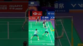 Amazing Backhand Save Matsuyama & Shida