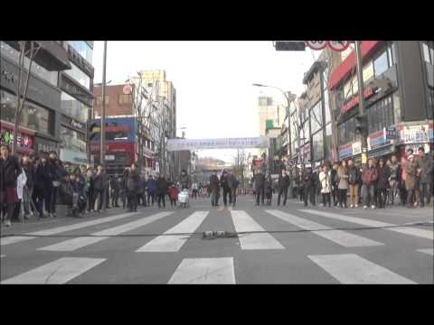20150207 HOLLA 홀라 엔터테인먼트 댄스팀 [MARO] 신촌버스킹 공연