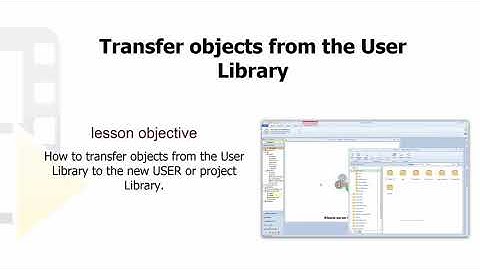 Tutorial Edificius - Transferring objects from the User Library - ACCA software