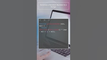 JS - How to generate a random number within a specific range in #JavaScript #Random #Programming