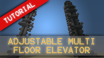 MorezysMinecraft: Tutorial Adjustable Multi-Floor Elevator 2x2 and 1x1