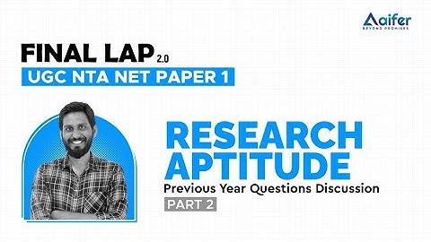 RESEARCH APTITUDE | Most Important Previous Year Question Discussions | UGC NET 2022