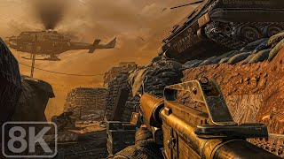 Khe Sanh Combat Base 1968｜SOG/USMC Defense Against NVA Forces｜Call of Duty Black Ops｜8K