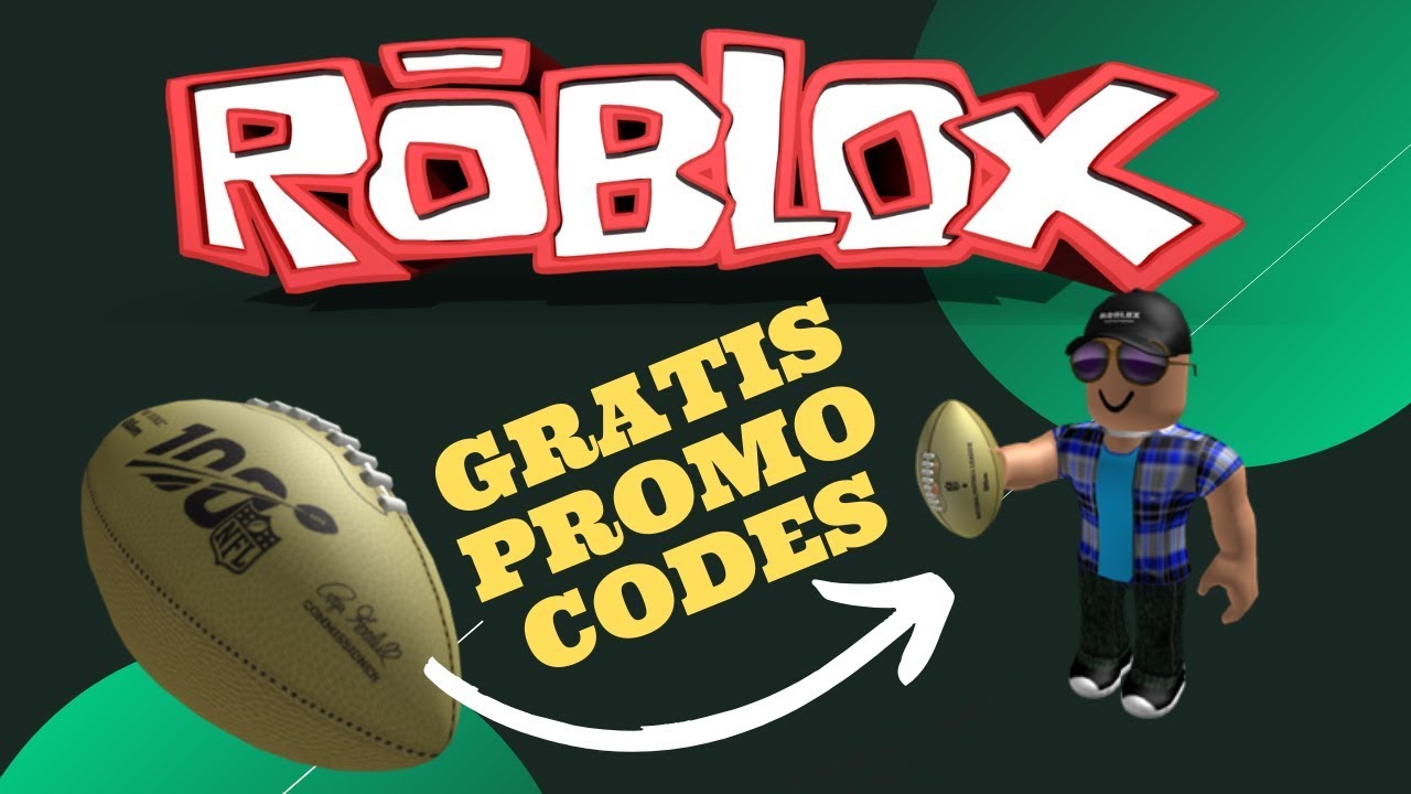 NOVO Roblox PROMOCODES 2019 - CÓDIGO Grátis BOLA NFL Promo Codes